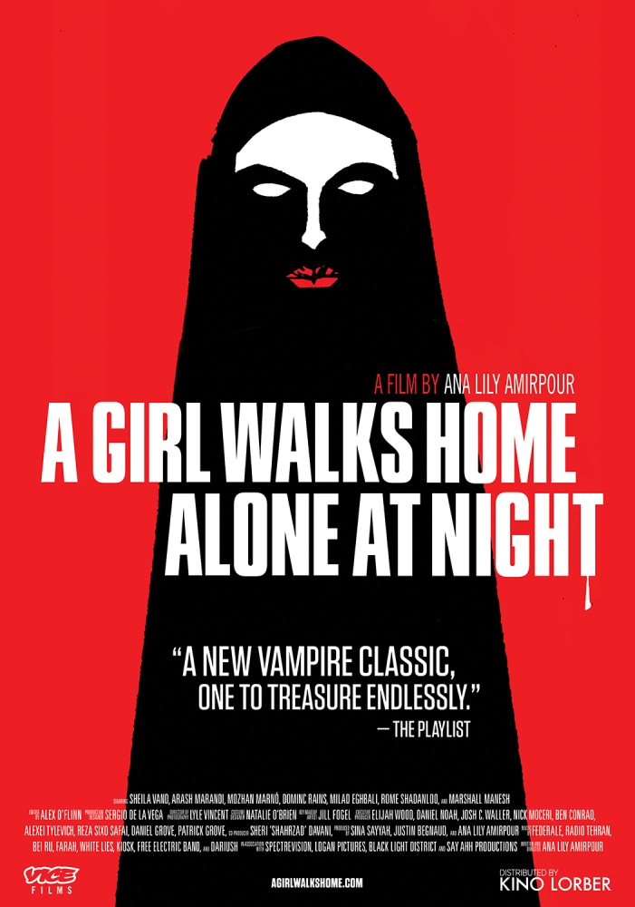 A girl waks home alone at night - Poster